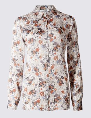 Tailored Fit Graphic Daisy Blouse
